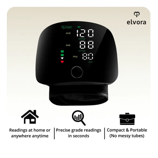 ElvoraPro Wrist Blood Pressure Monitor