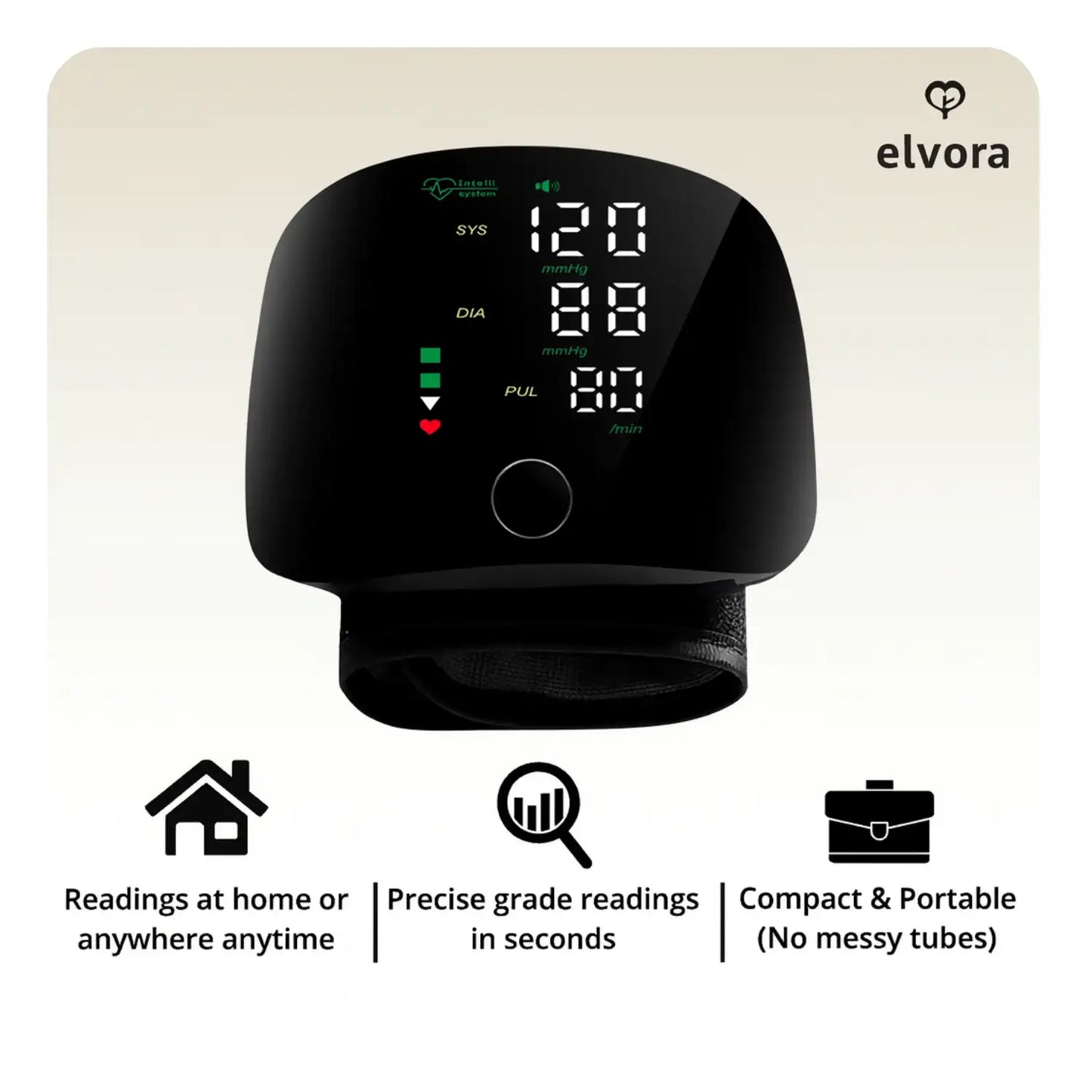 ElvoraPro Wrist Blood Pressure Monitor